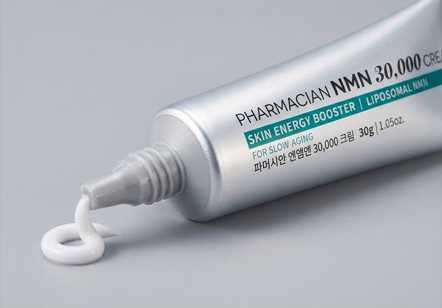 Pharmacian NMN30000 cream squeezed from the tube