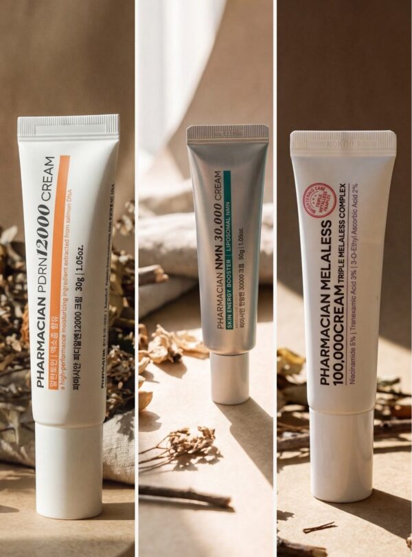 pharmacian-set-trio-portrait Pharmacian PDRN12000, NMN30000 and MELALESS 100,000 creams